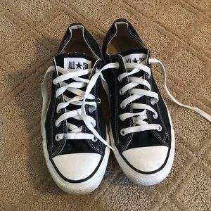 Black Converse, size 10
